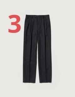 AURALEE BLUEFACED WOOL TWO-TUCK SLACKSのサムネイル