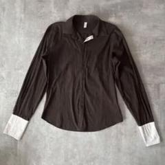90s miu miu mesh bow tie shirt archive