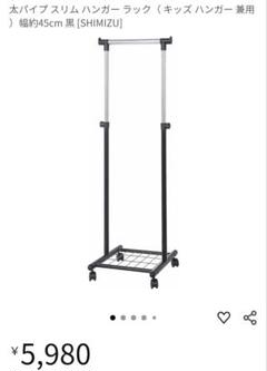 SHIMIZU スリムハンガーラック幅45cm省スペース 2個 5980円×②