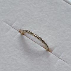 【美品】スタージュエリー　K18PG ダイヤモンド ハーフエタニティリング 9号 スタージュエリー STAR JEWELRY K18PG ピンクゴールド
