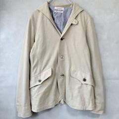 美品☆ベージュ レディース テーラードジャケット M 日本製 バーナー 羽織