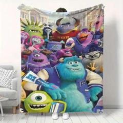 Disney モンスターズ・インク＆でかっプリント柄☆毛布【150×200cm】