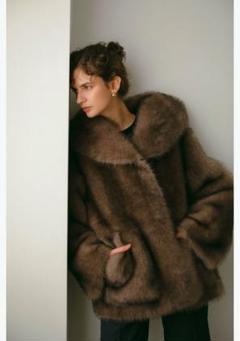 [THINK FUR] Fox Like Fur Jacket 完売品 thinkfur Fox Like Fur Jacket 2023AW