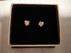 お値下げ中【極美品】ete エテ K18 ダイアモンド ハート ピアス K18 ダイヤモンド 0.2ct ピアス「ブライト」（270690-670690