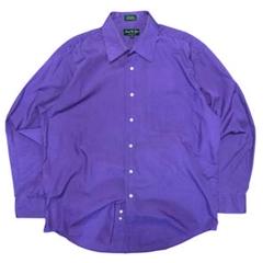 90s 00s David Taylor シャツ ドレスシャツ パープル L