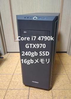 Core i7 GTX970搭載PC メモリ 16G SSD 256G Corei7-4790k GTX970 16gbメモリ 240gbSSD搭載PC - メルカリ