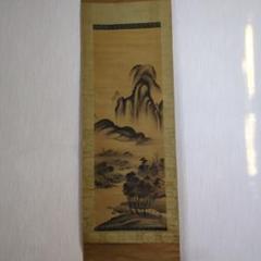 三峯神社 狼 掛軸 ニホンオオカミ 大口真神 護符 信仰 民芸 古民
