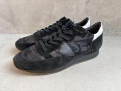 ［新品、未使用］PHILIPPE MODEL スニーカーブラック迷彩42 PHILIPPE MPDEL / フィリップモデル ROYAL / ロワイヤル 42(27 0