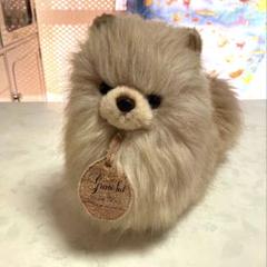 レトロ　ぬいぐるみの三英　ポメラニアン　犬　ぬいぐるみ　中古品 レトロ ぬいぐるみの三英 ポメラニアン 犬 ぬいぐるみ 中古品
