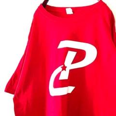 ヘインズ Hanes PC スタッフ STAFF Tシャツ レッド 赤 古着