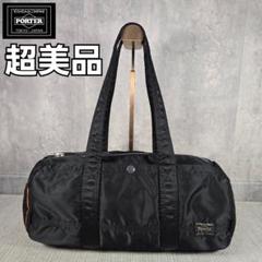 超美品　PORTER　ポーター　タンカー　ミニボストン　ダッフルバッグ　黒