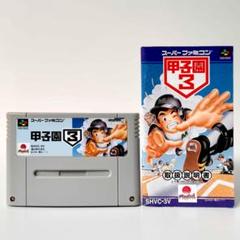 【甲子園３】箱なし 取説あり スーパーファミコン