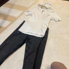 a*i様 Chrom heartsフード付きポロシャツ Mサイズ デニムSET Chrom heartsフード付きポロシャツ Mサイズ デニムSET - メルカリ