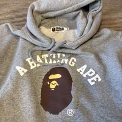 A BATHING APE グレー パーカー 2XL - メルカリ