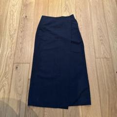 ATON SILK LINEN SHANTUNG | WRAPPED SKIRT - メルカリ