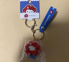 万博 サンリオ ミャクミャク キティ 立体マスコットストラップキーホルダー④