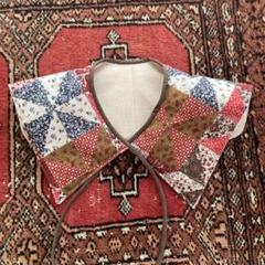 パッチワーク キルト つけ襟 ハンドメイド ビンテージ