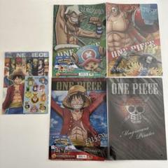 一番くじ ONE PIECE クリアファイルセット ステッカー付き+下敷き