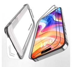 iPhone16ガラスフィルム自動吸着硬度9Hミリタリー規格の耐衝撃気泡ゼロ設計