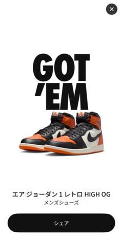シャタバ 26.5cm Nike AJ1 Shattered Backboard