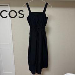 COS バックリボン ワイドレッグジャンプスーツ ブラック 32 COS バックリボン ワイドレッグジャンプスーツ ブラック 32