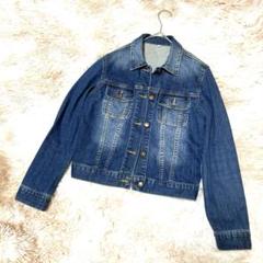 【無印良品】MUJI◆インディゴブルー◆デニムジャケット◆M