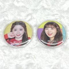 Niziuミイヒ　缶バッジ、ステッカー NiziU - NiziU ミイヒ light it up 缶バッジの通販 by みゆき's