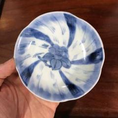 太明成化年製 赤色窓絵『牡丹竹』皿(五客) 葵口小皿 - メルカリ