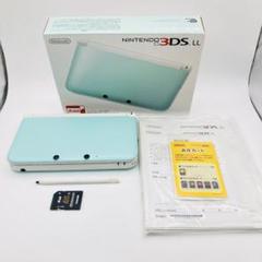 【動作確認済】完品 ニンテンドー3dsll ミントホワイト 本体 外箱 説明書