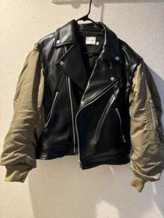 【試着のみ美品】moussyFAUX LEATHER DETACHABLE JK 2025年最新】FAUX leather detachableの人気アイテム - メルカリ