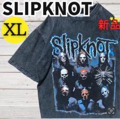 セール中⚡美品✨Slipknot バンドTシャツ XLサイズ ブラック ロックtシャツ バンドtシャツ パンク Slipknot スリップノット
