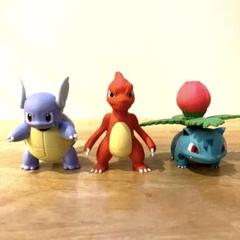 ポケモンスケールワールド リザード、フシギソウ、カメール