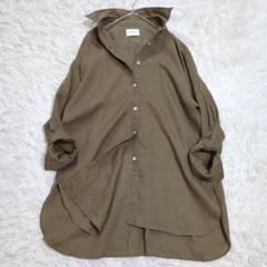 美品 ユナイテッドアローズ リネン長袖シャツ 麻100% パープル
