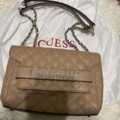 GUESS キルティング ベージュ バッグ