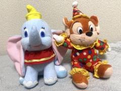 当時物　ディズニーランド　ティモシー　ぬいぐるみ　昭和レトロ Disney - 【2体セット】ミッキーとミニーのぬいぐるみ◇昭和