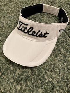 Titleist ProV1 サンバイザー ホワイトゴルフ　タイトリスト 白