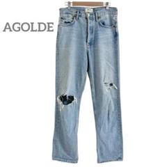 AGOLDE デニムパンツ ジーンズ ダメージ加工 オーガニックコットン【25】
