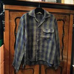 sunsea 17ss linen check gigolo shirt - メルカリ