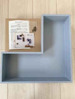 新品未開封品✨L字型ギャラリーボックス2個セット ブルー 水色 DIY シェルフ