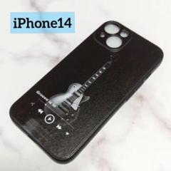 ❤️ギター【iPhone14 ケース】ブラック バンパー