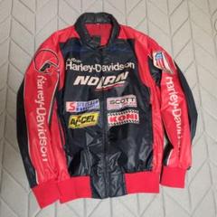 Harley-Davidson Nolan ジャケット 赤黒