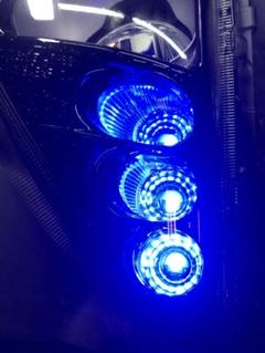 プリウス50 ブラック　アプリRGBカラーチェンジ　h11バルブ交換フォグ プリウス50 ブラック アプリRGBカラーチェンジ h11バルブ交換