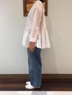 メゾンドソイル　長袖ブラウス maison de soil メゾン ド ソイル 80s コットン スモール