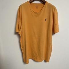 Polo Ralph Lauren オレンジ Vネック Tシャツ XL