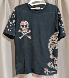 花旅楽団　和柄ドクロ Tシャツ
