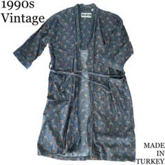 90s Vintage FALLRIVER 総柄ガウンのサムネイル