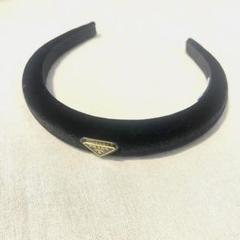 【美品】PRADA カチューシャ ベロア