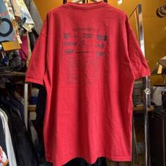 アメリカ古着 ユニセックス 赤 Tシャツ グラフィックプリント XL