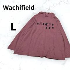 ＊わちふぃーるど＊カットソー 長袖 猫プリント ダヤン ハイネック L
