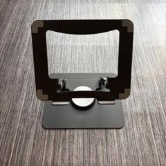 タブレットスタンド 折り畳み式 360度回転 無段階調節 iPadスタンド